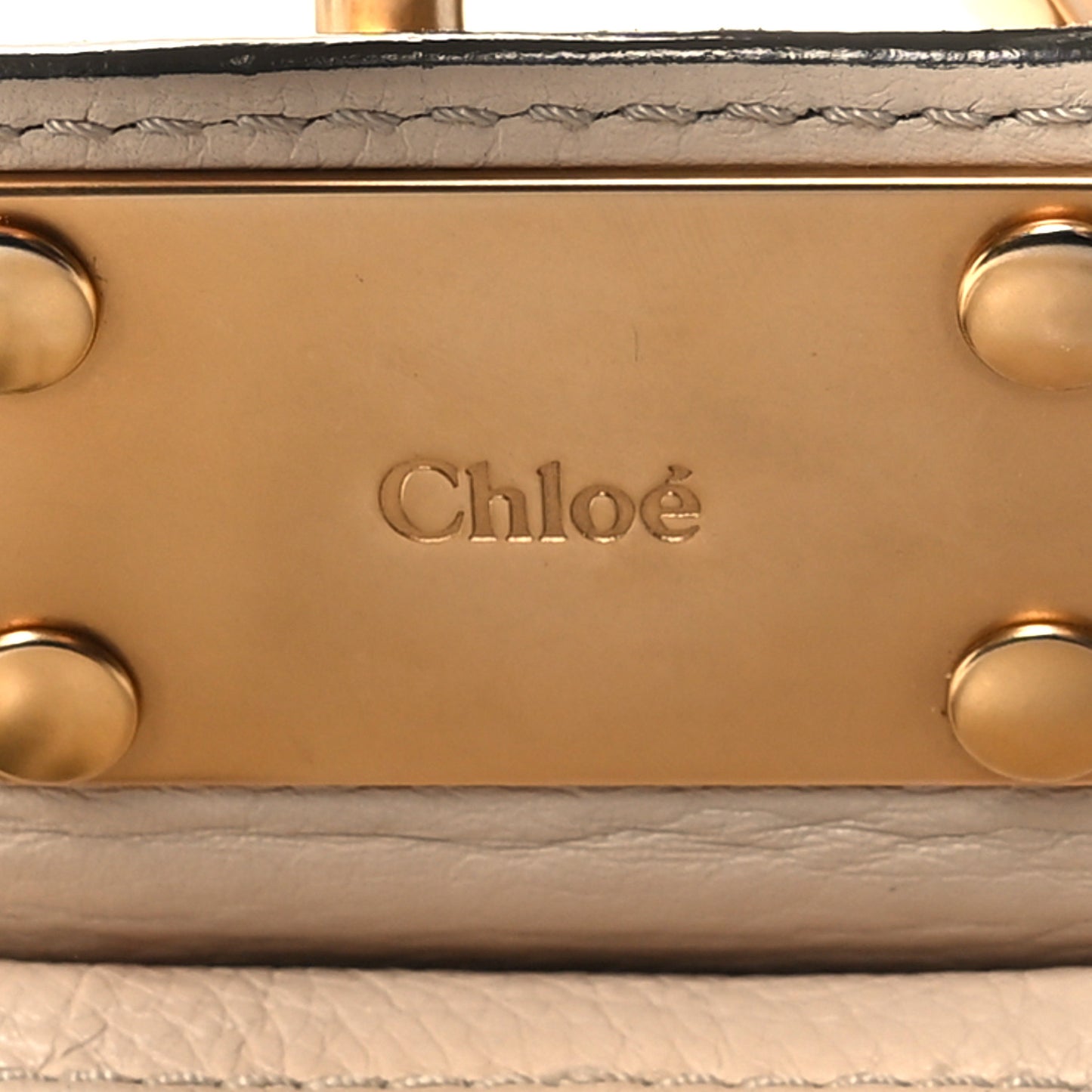 Calfskin Medium Paddington Satchel Beige