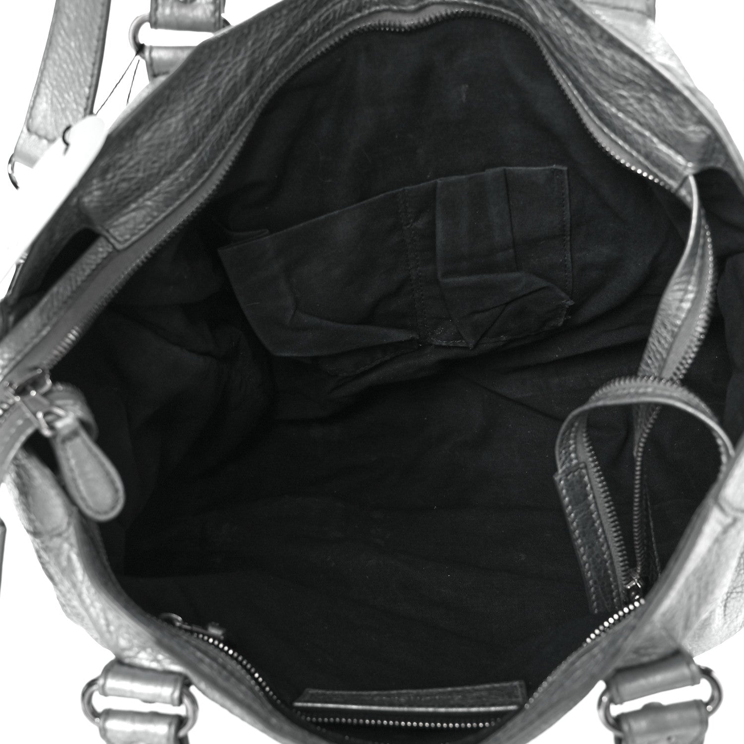 Balenciaga Metallic Agneau Giant 12 Silver Hardware City Gris Aluminum 15 of 15