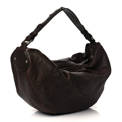 Chanel Caviar Outdoor Ligne Large Hobo Brown 2 of 9