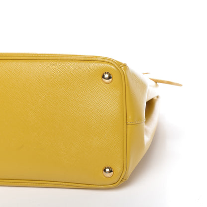 Prada Saffiano Vernice Parabole Tote Mimosa 13 of 13