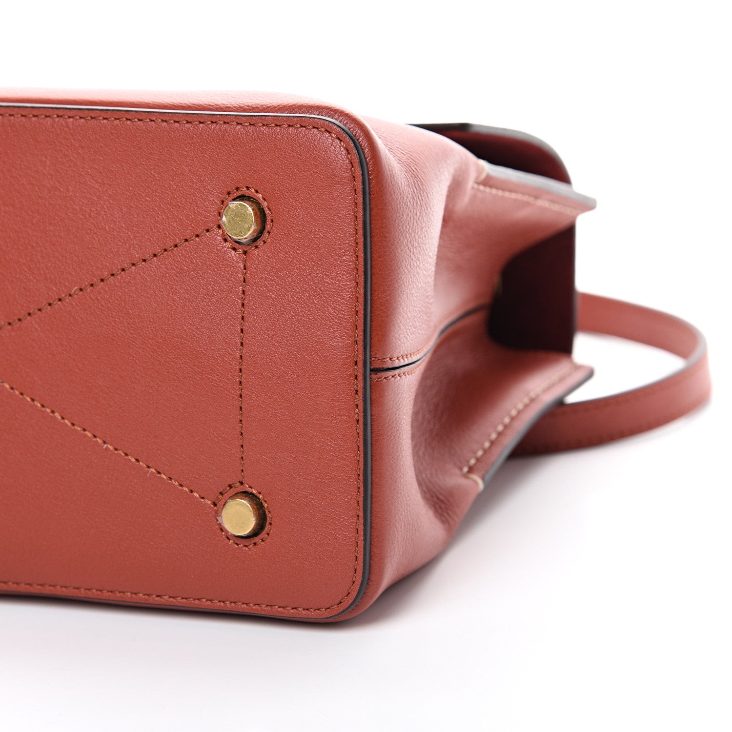 Mulberry Silky Calfskin Small Seaton Rust 10 of 12