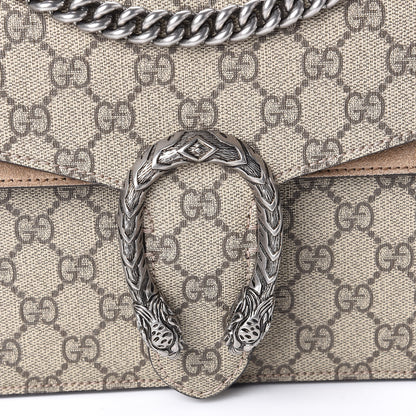 Gucci GG Supreme Monogram Small Dionysus Shoulder Bag Taupe 12 of 13