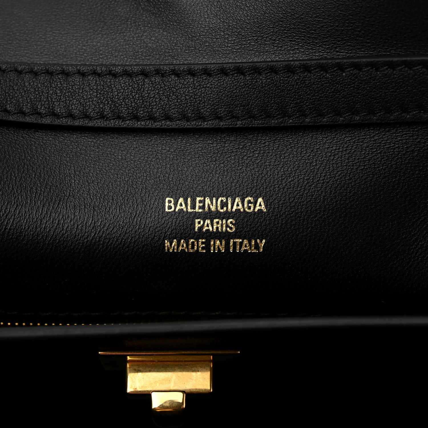 Balenciaga Natural Smooth Calfskin Small Rodeo Top Handle Handbag Black 7 of 11