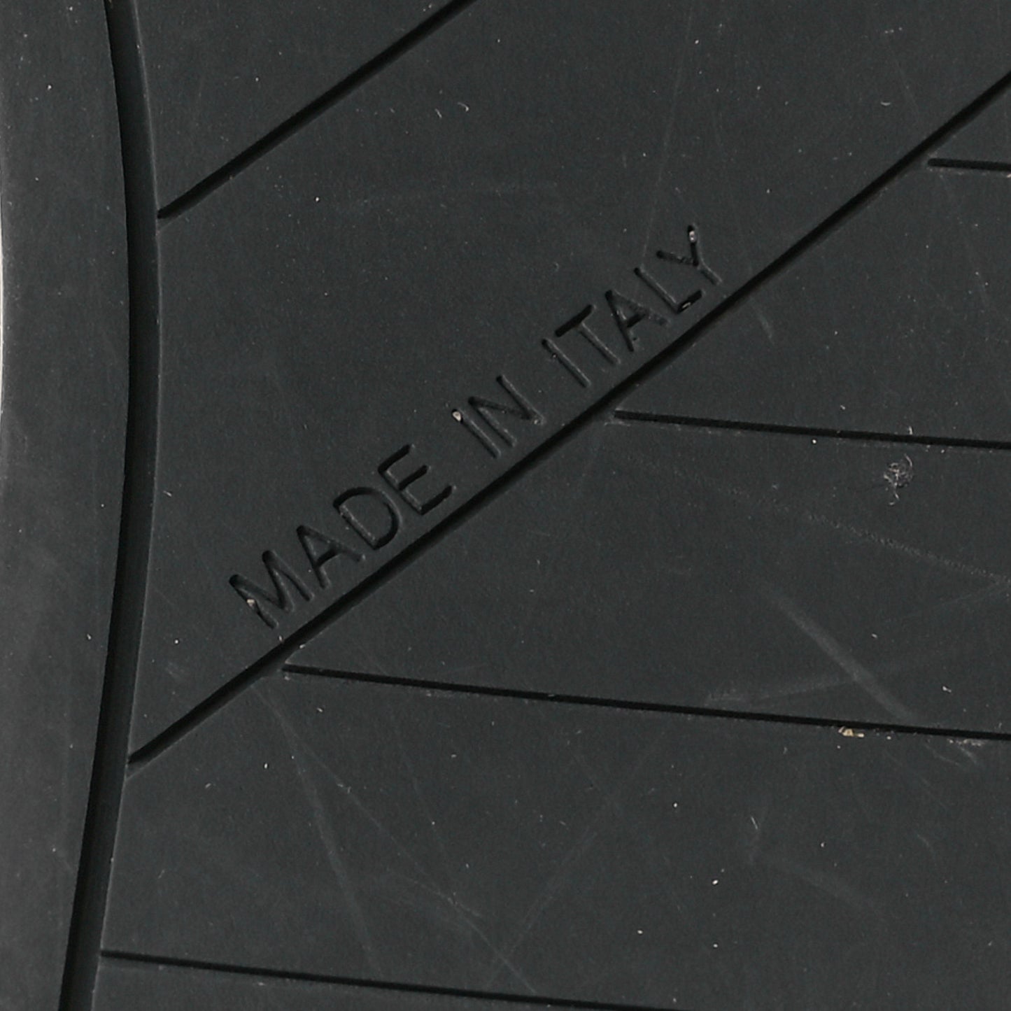 Lambskin Logo Strap Sneakers 39.5 Black
