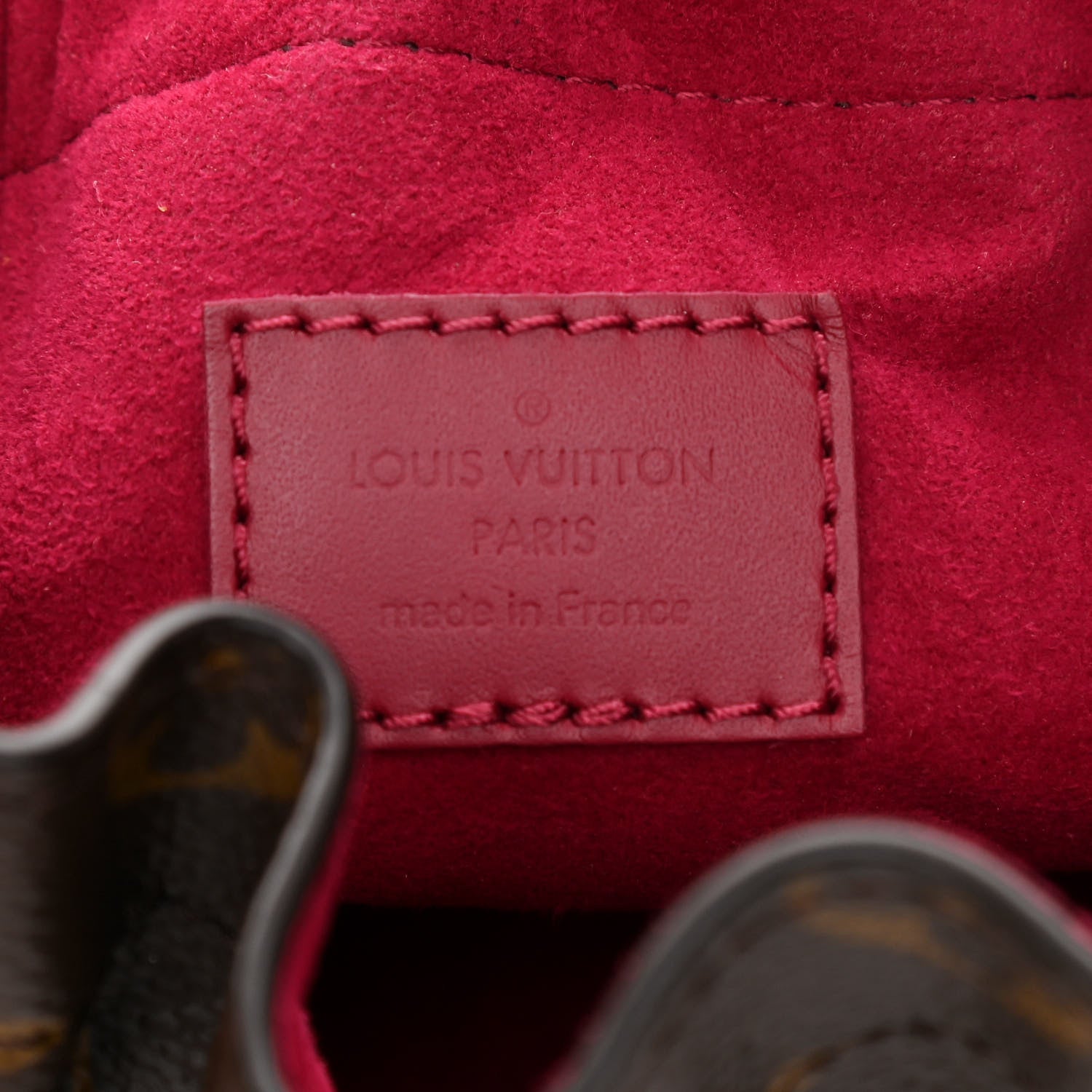 Louis Vuitton Monogram Pouch Noe Fuchsia 6 of 10