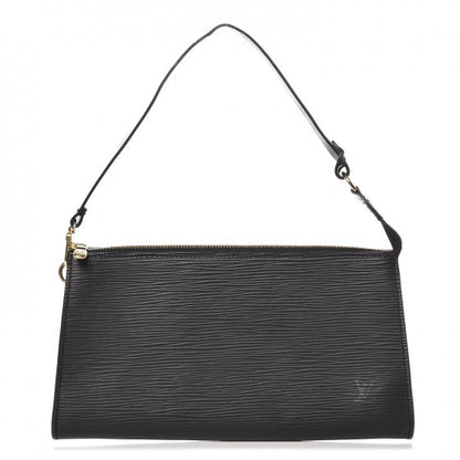 Louis Vuitton Epi Pochette Accessories 24 Black 1 of 9