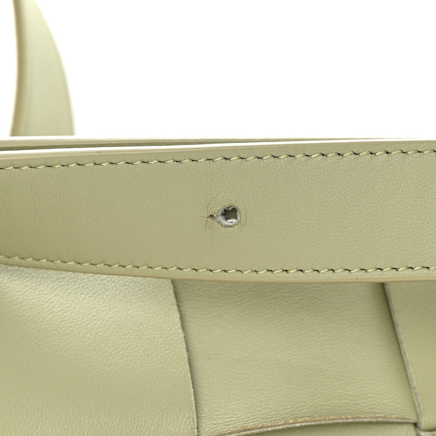 Lambskin Maxi Intreccio Cassette Crossbody Bag Travertine
