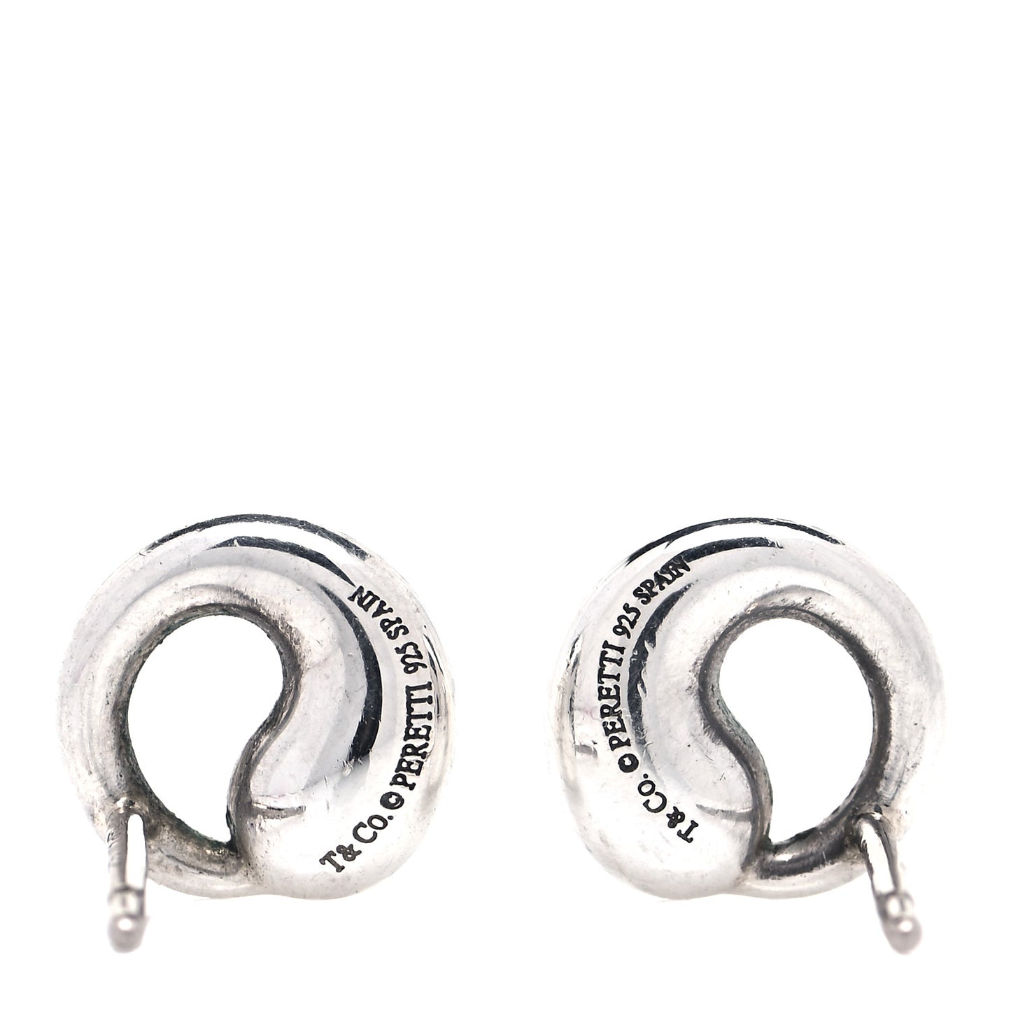 Sterling Silver 9mm Elsa Peretti Eternal Circle Earrings
