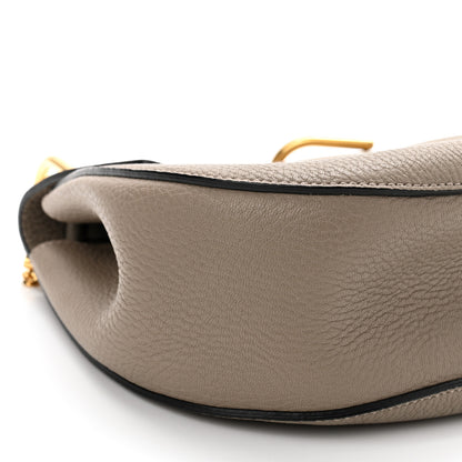 Chloe Grained Lambskin Drew Shoulder Bag Motty Grey 8 of 9