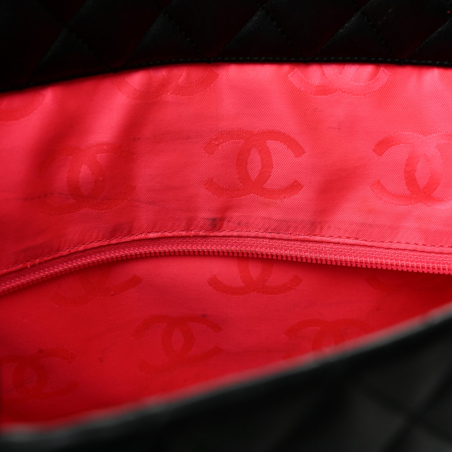 Chanel Calfskin Quilted Large Cambon Tote Black 12 of 15