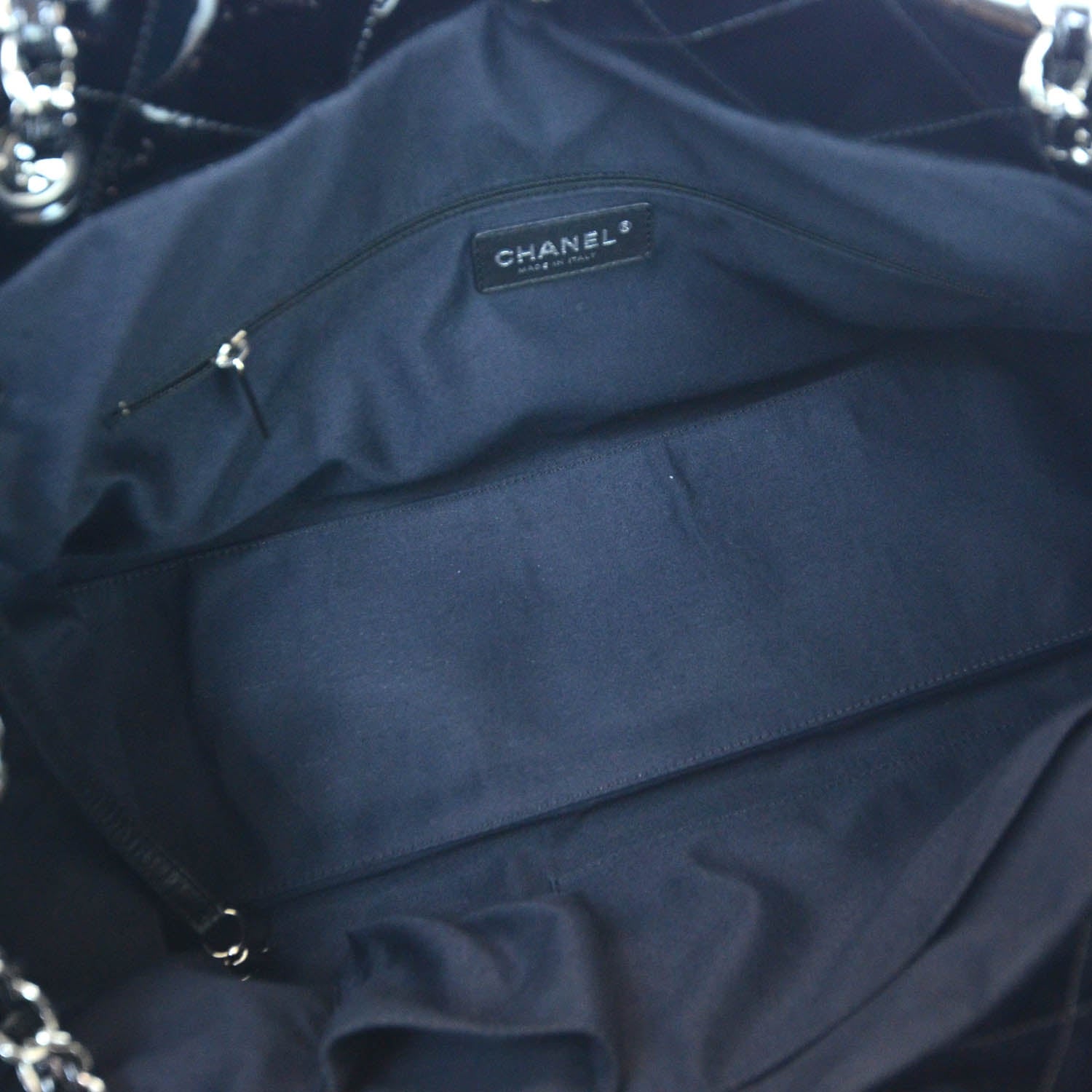 Chanel Patent Medium Cells Tote Black 8 of 10