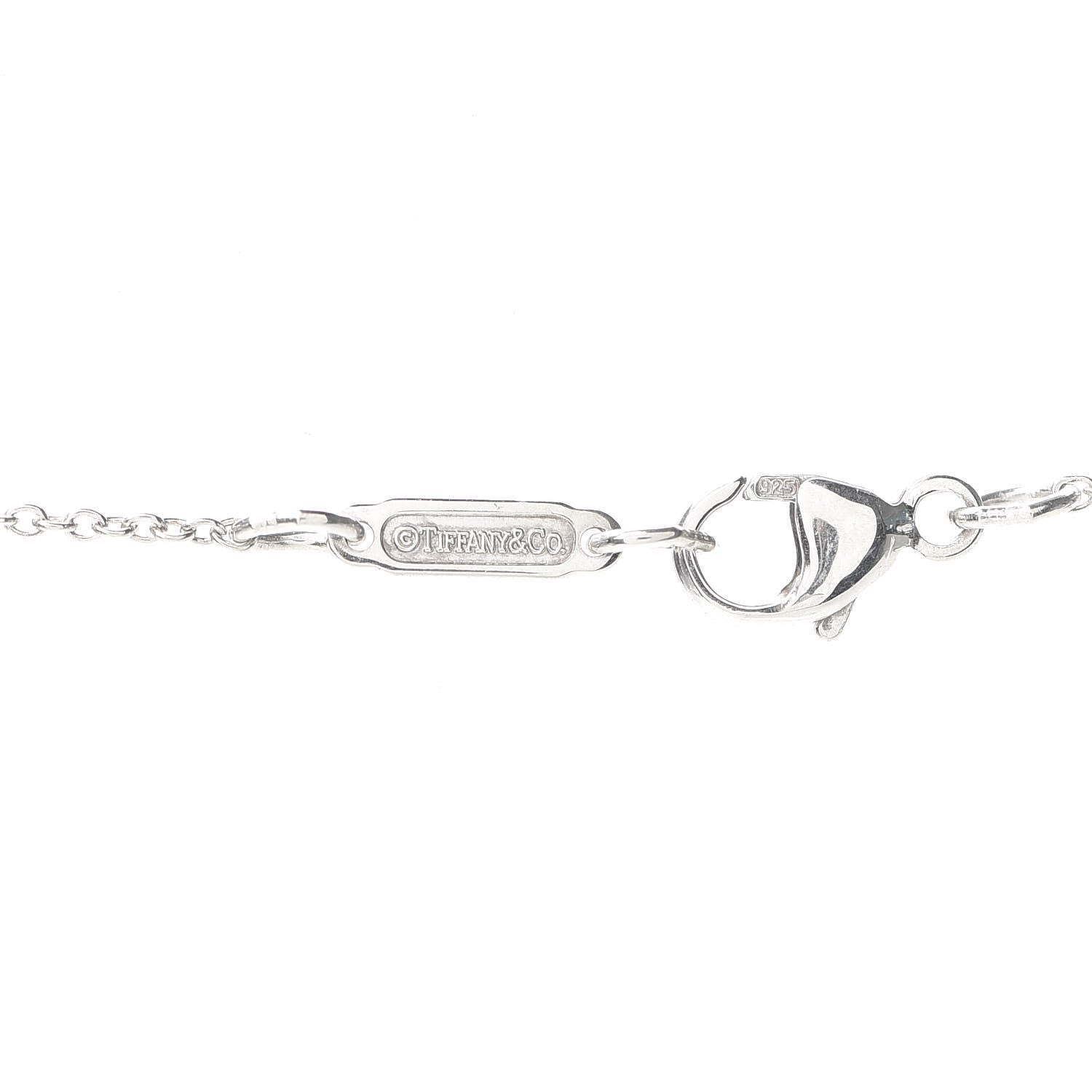 Tiffany Sterling Silver Return to Heart Lock Pendant Necklace 5 of 5