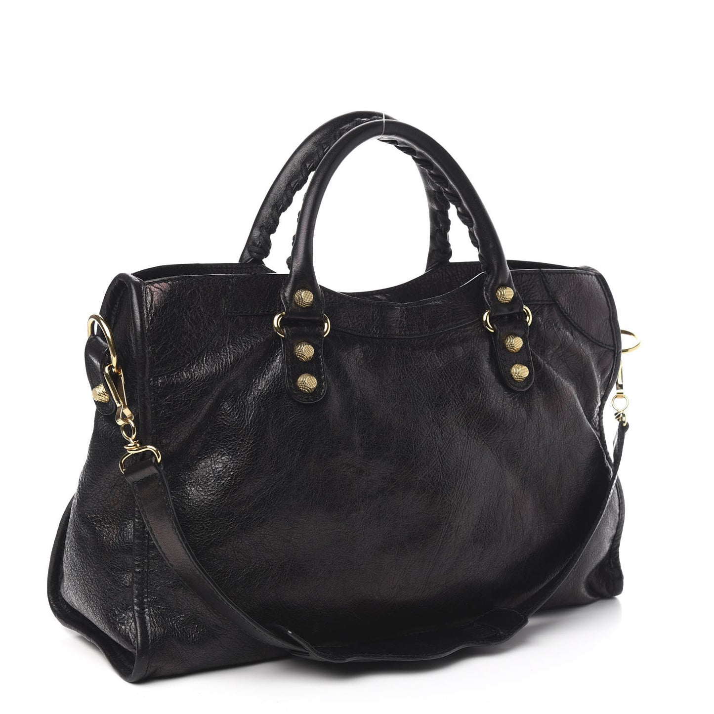 Agneau Giant 12 Gold Hardware City Black