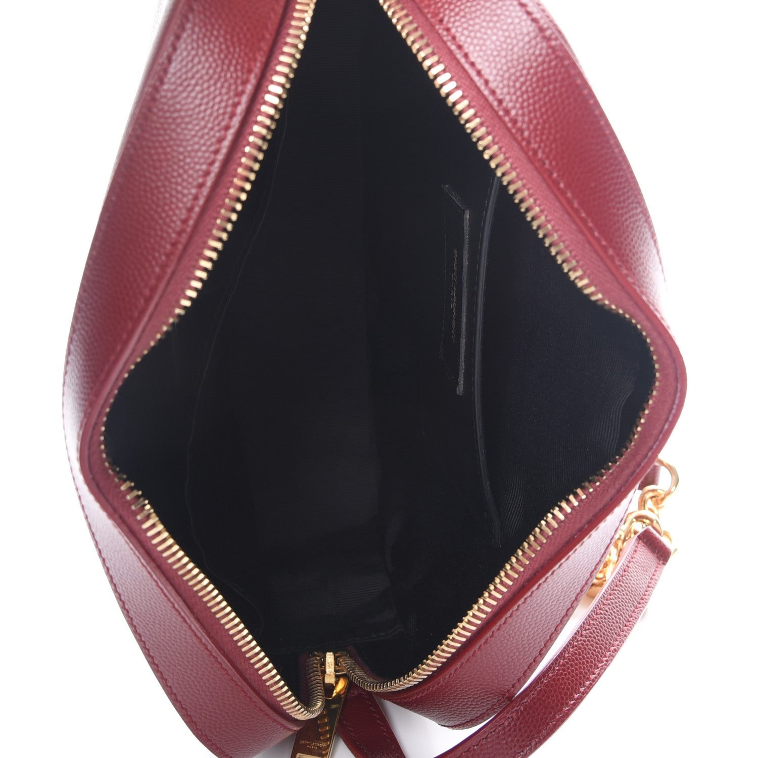 Saint Laurent Grain De Poudre Medium Classic Monogram Camera Bag Oxblood 5 of 7