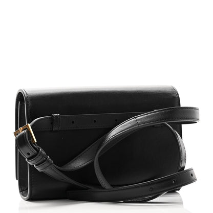 Saint Laurent Smooth Calfskin Monogram Kate Belt Bag Black 3 of 9