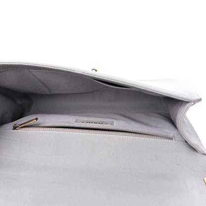 Chanel Caviar Quilted New Medium Boy Flap Grey 6 of 19