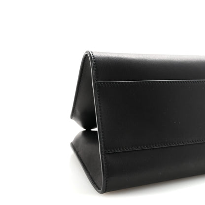 The Row Smooth Calfskin Peggy Bag Black 8 of 9