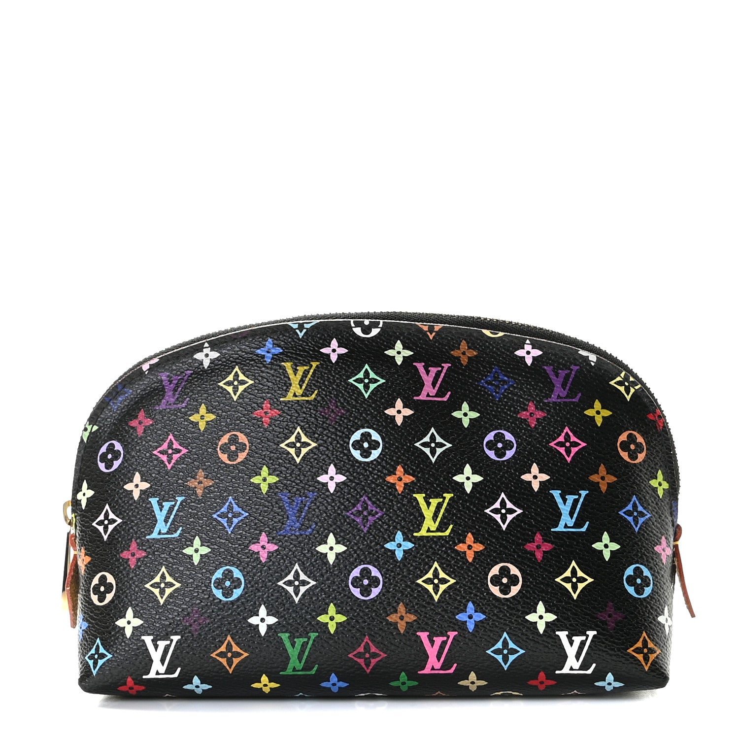 Louis Vuitton Monogram Multicolor Cosmetic Pouch Black Grenade 1 of 9