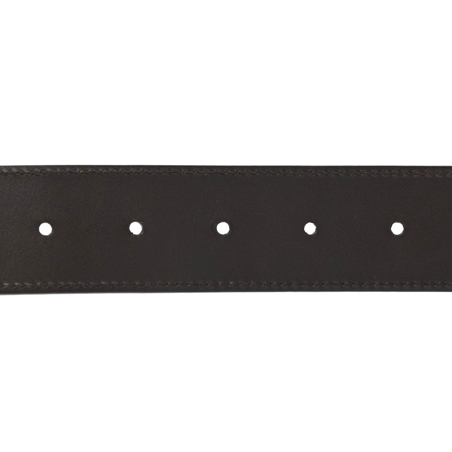 Guccissima Signature Interlocking G Reversible 37mm Belt 85 34 Black Cocoa