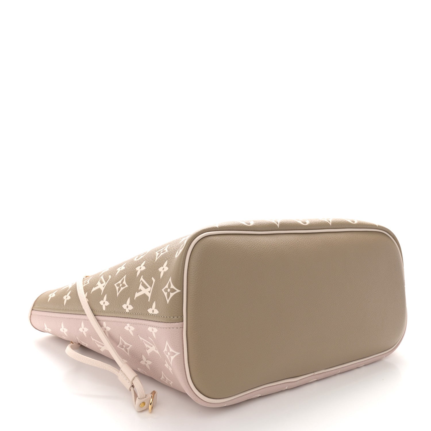 Louis Vuitton Empreinte Monogram Spring In The City Neverfull MM Kaki Beige Cream 4 of 10