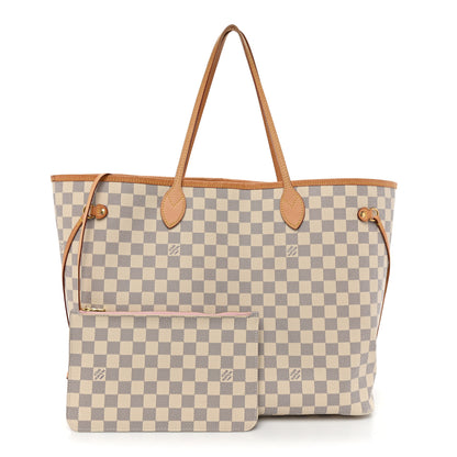 Louis Vuitton Damier Azur Neo Neverfull GM Rose Ballerine 1 of 18
