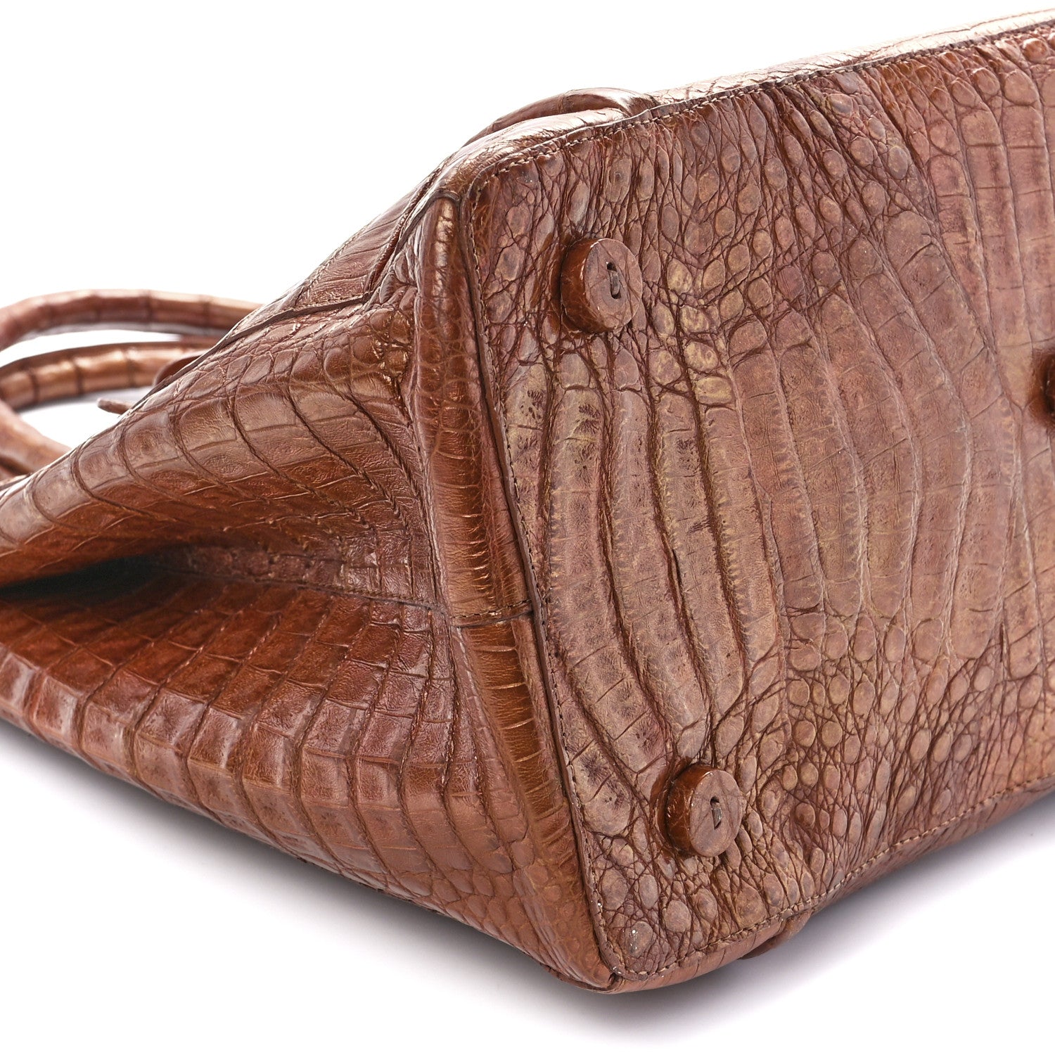 Nancy Gonzalez Crocodile Tote Brown 10 of 12