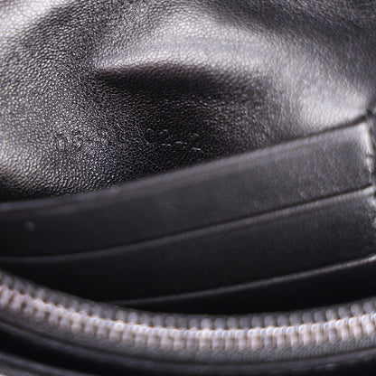Christian Dior Calfskin Macrocannage Mini Caro Bag Black 7 of 10