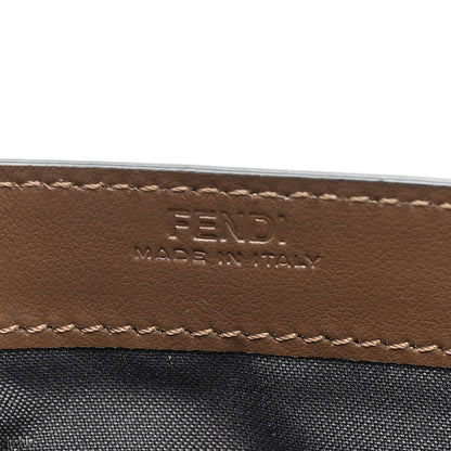 Fendi Vitello Soft F is Fendi Bi-Color FF 1974 Embossed Continental Envelope Wallet On Chain Maya Black 10 of 14