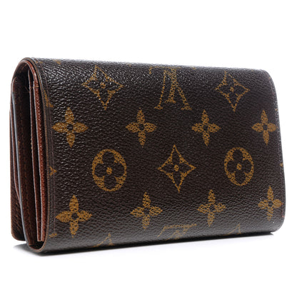 Louis Vuitton Monogram Porte-Monnaie Tresor Wallet 3 of 9