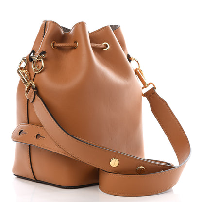 Fendi Vitello Grace Matte F is Fendi Grande Mon Tresor Bucket Bag Nocciola 2 of 11