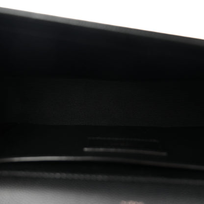 Saint Laurent Grain De Poudre Medium Classic Monogram Monochrome Kate Satchel Black 5 of 10