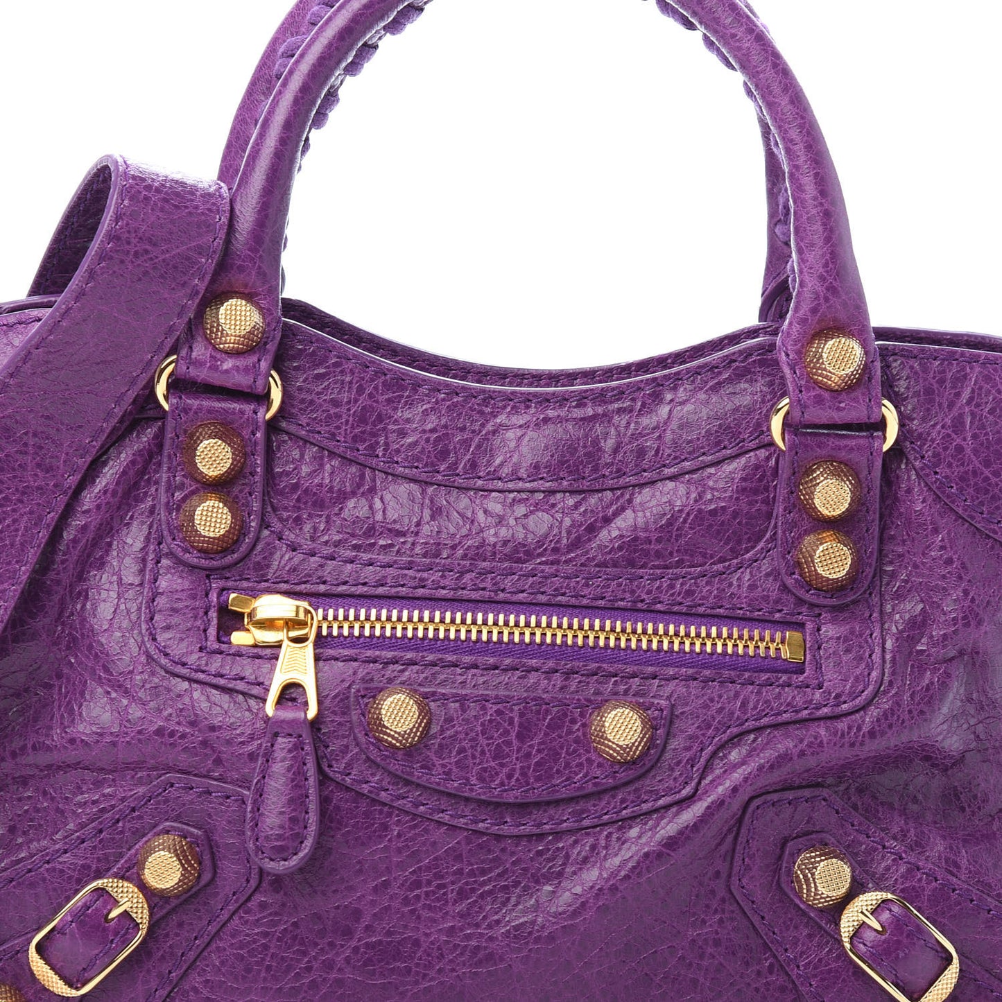 Agneau Giant 12 Gold Hardware Mini City Ultraviolet