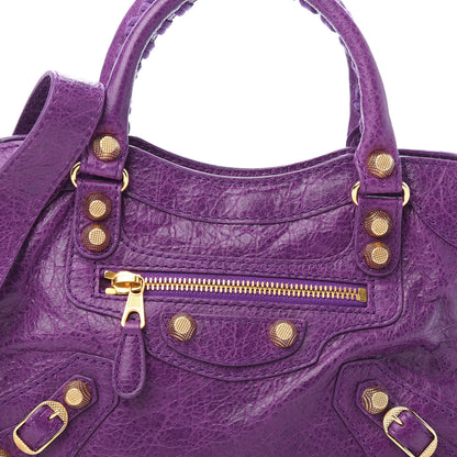 Balenciaga Agneau Giant 12 Gold Hardware Mini City Ultraviolet 7 of 9