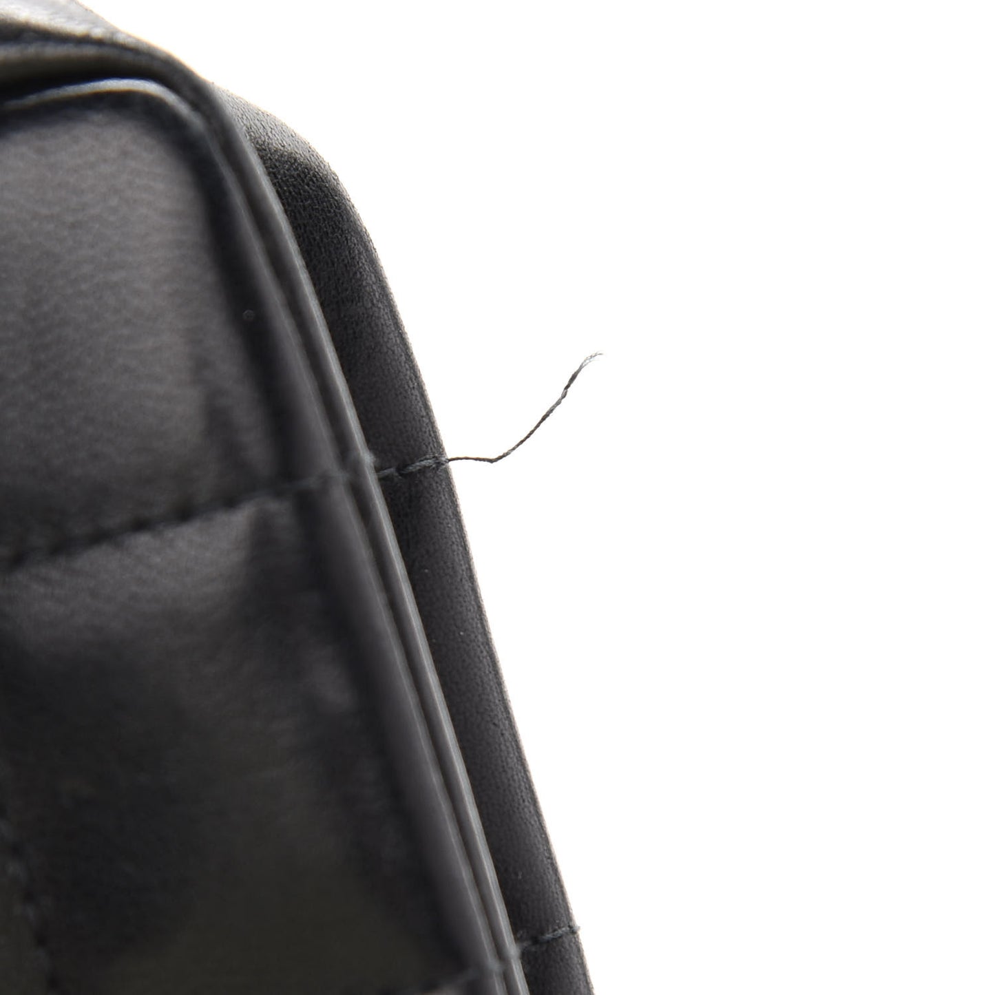 Lambskin Quilted Mini Chocolate Bar Camellia Flap Black