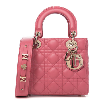 Christian Dior Lambskin Cannage Small My ABCDior Lady Dior Pink Honey 1 of 9