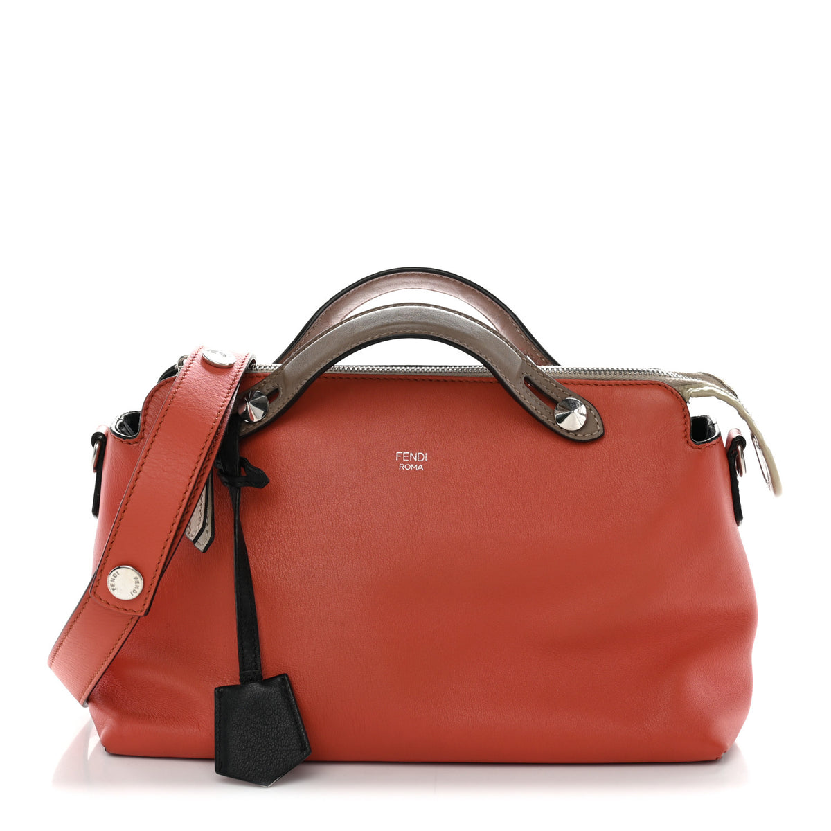 Vitello Dolce 4 Color Medium By The Way Boston Bag Pimento Black Multicolor
