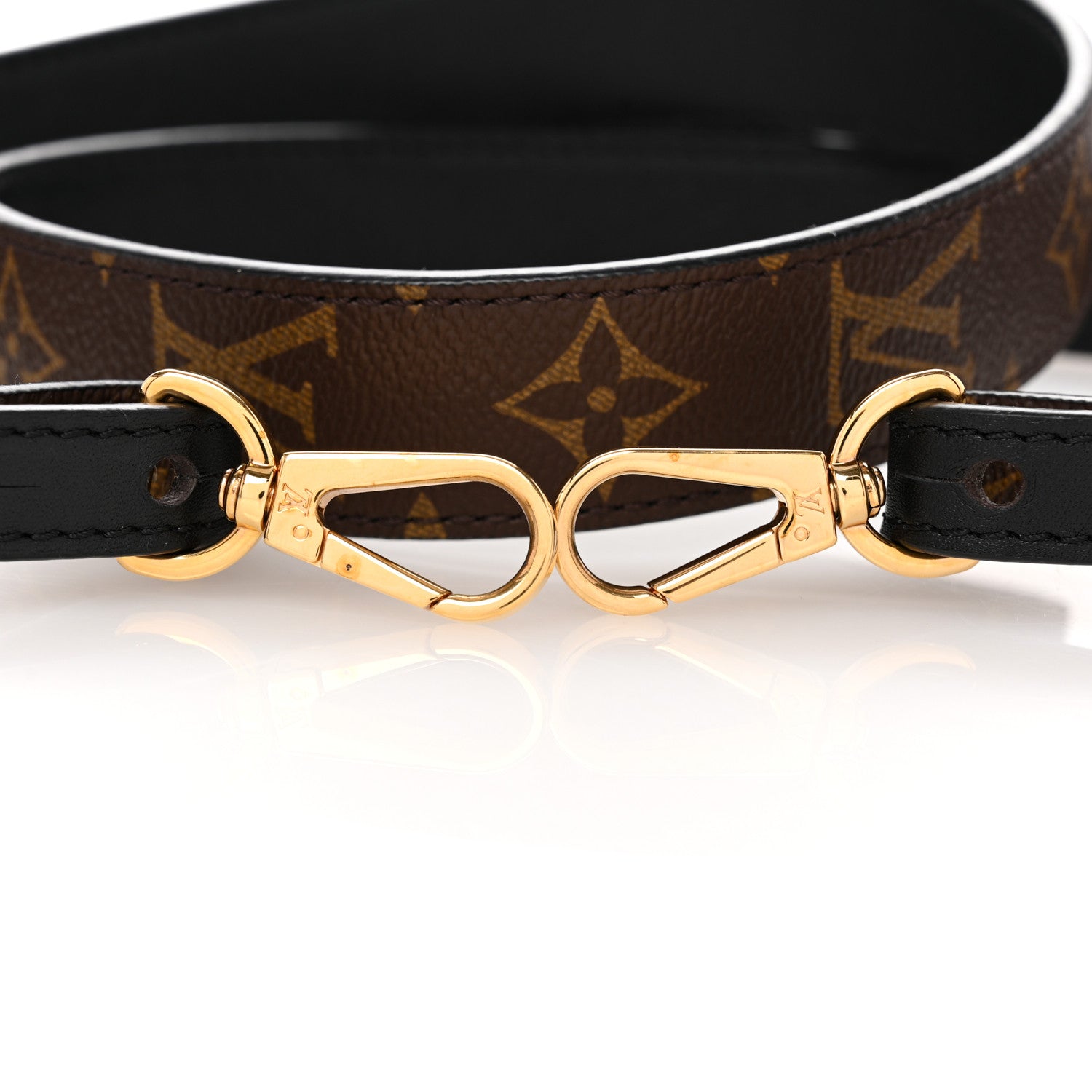 Louis Vuitton Monogram Bandouliere Shoulder Strap XL Black 5 of 8