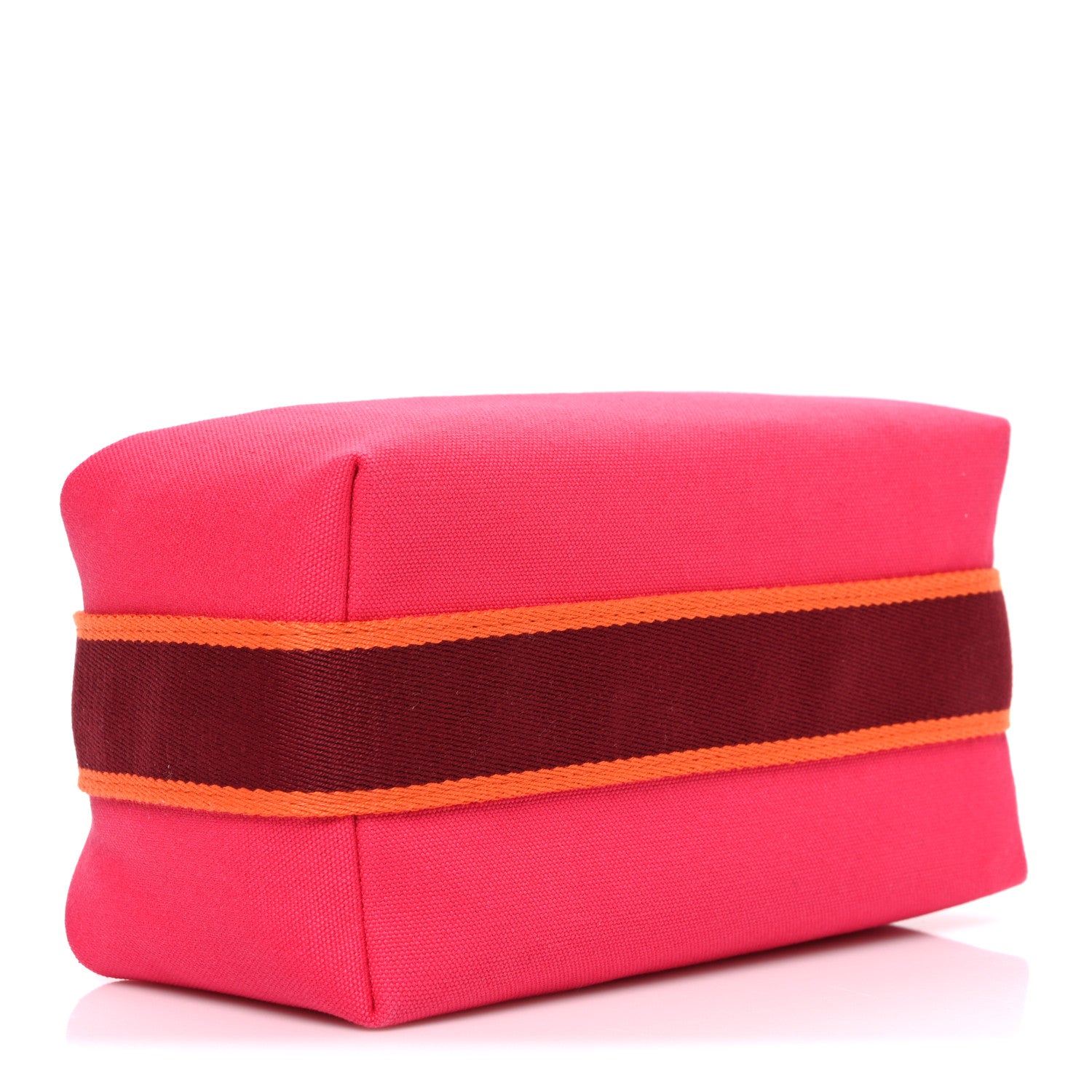 Hermes Canvas Small Bride-A-Brac Pouch Hibiscus 4 of 7