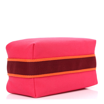 Hermes Canvas Small Bride-A-Brac Pouch Hibiscus 4 of 7