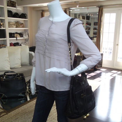 Chanel Lambskin Drawstring Bag Black 2 of 14