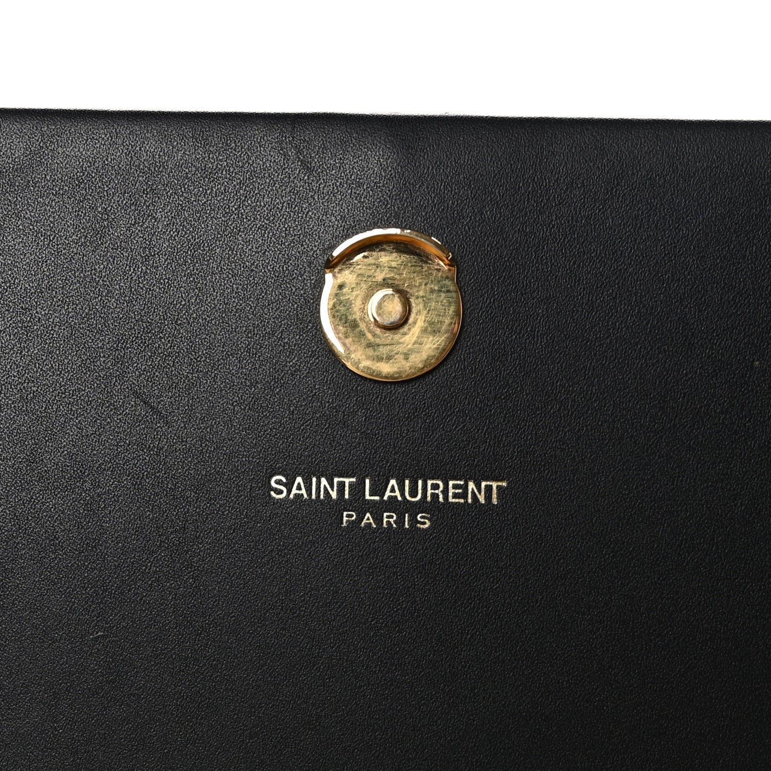 Saint Laurent Smooth Calfskin Small Classic Monogram Kate Tassel Satchel Black 6 of 11