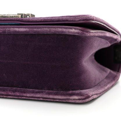 Chanel Velvet Quilted Small Boy Flap Purple 10 of 10