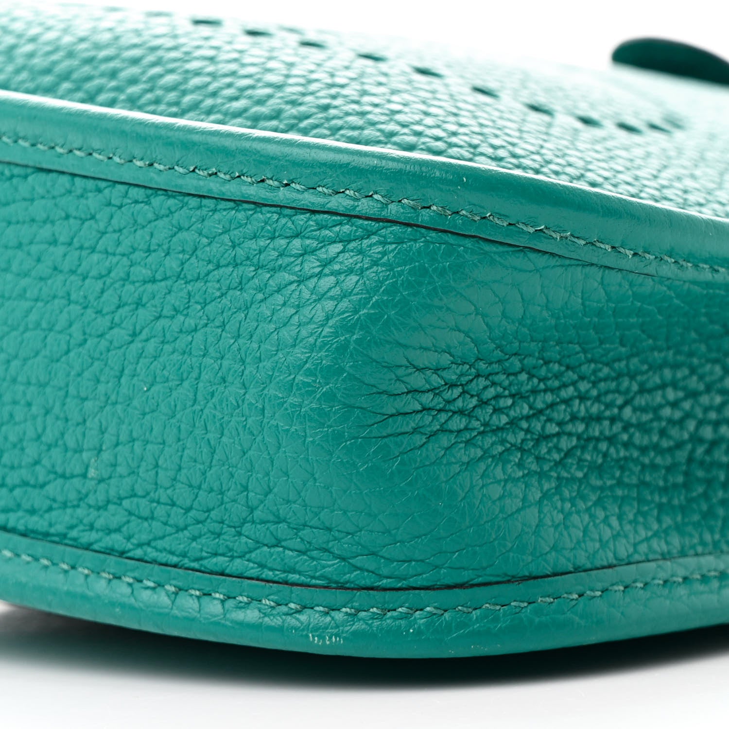 Hermes Taurillon Clemence Evelyne TPM Bleu Paon 10 of 11