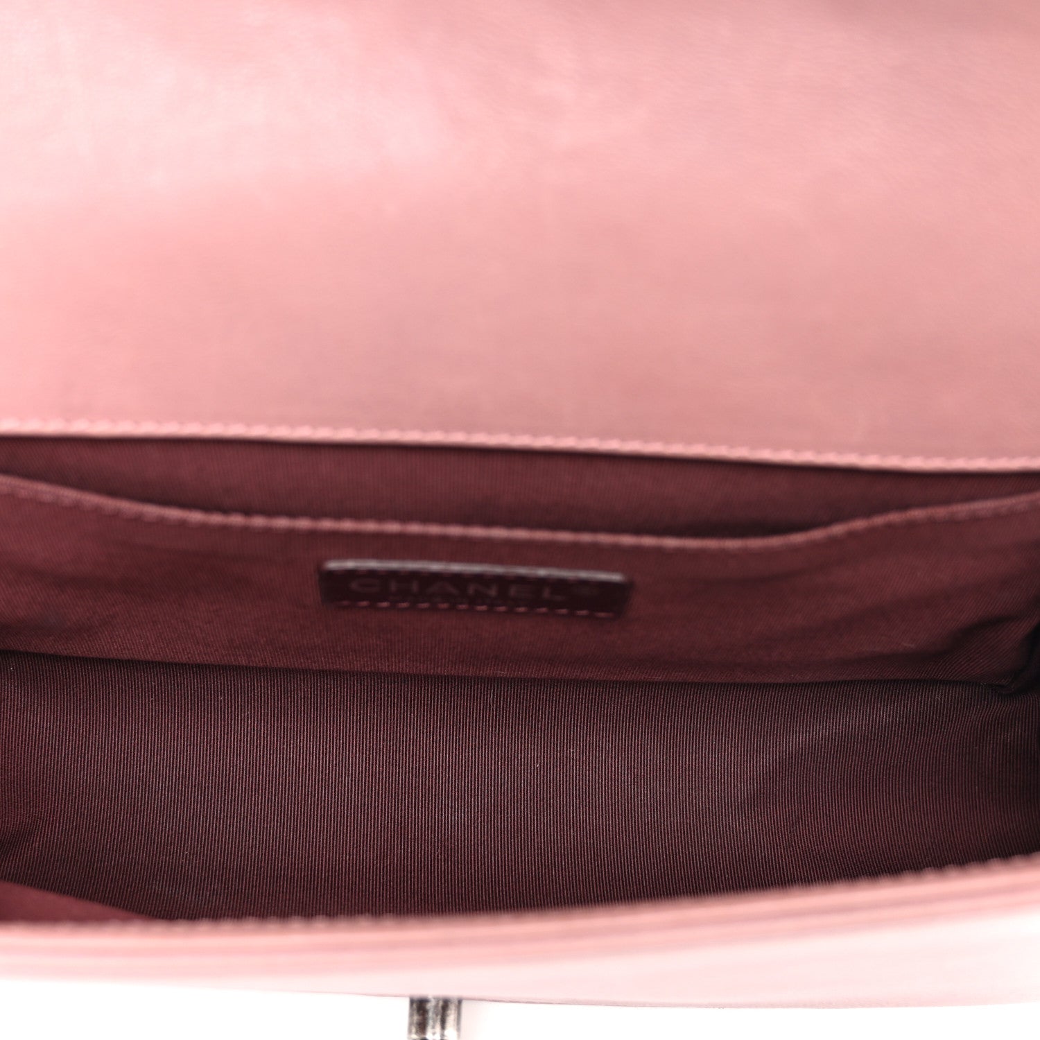 Chanel Calfskin Quilted Double Stitch Medium Boy Flap Pink 5 of 11