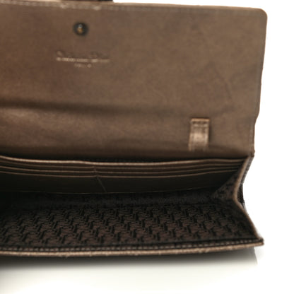 Christian Dior Metallic Grained Calfskin Cannage Crossbody Wallet 4 of 12