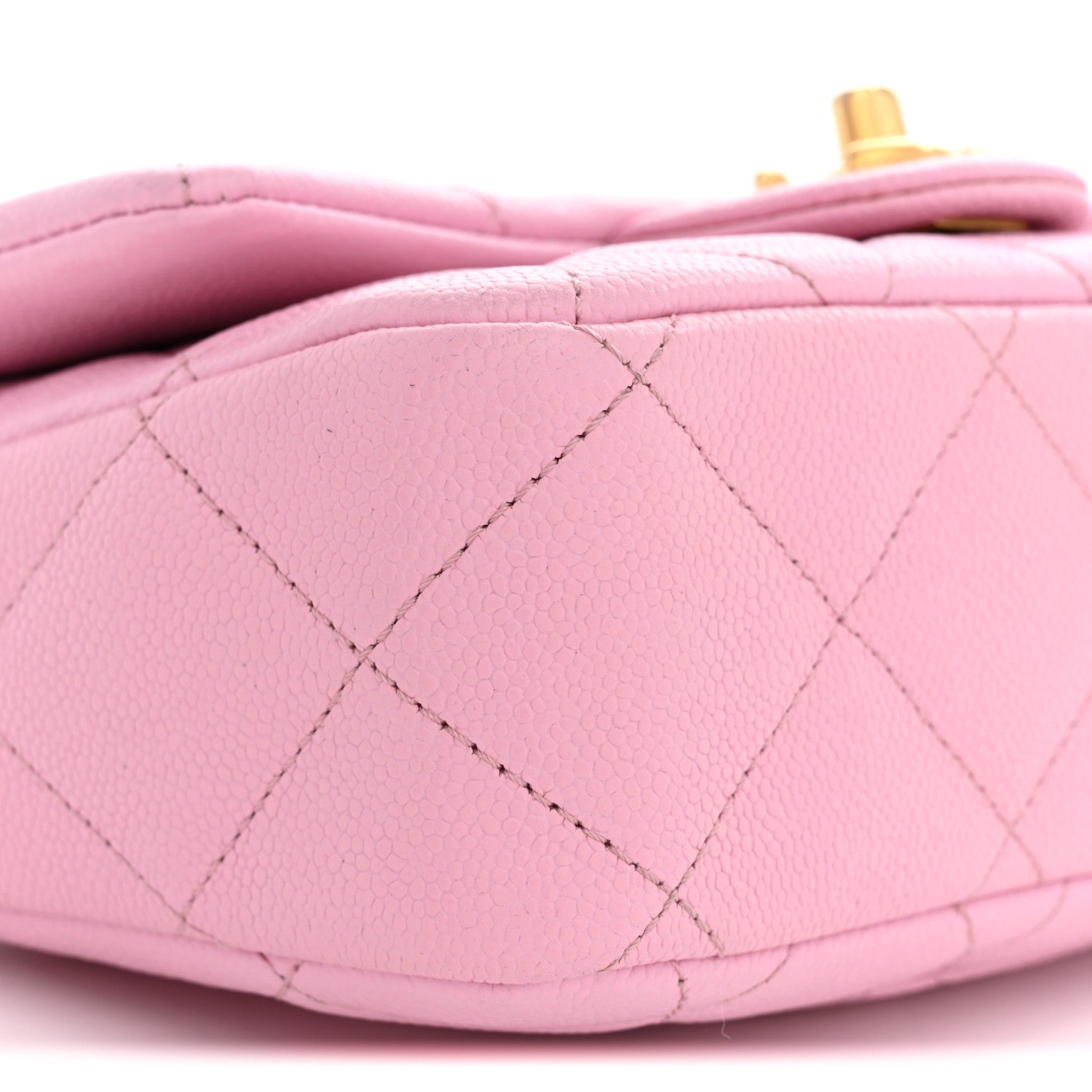 Chanel Caviar Quilted Mini Rectangular Sweetheart Flap Lilac 9 of 11