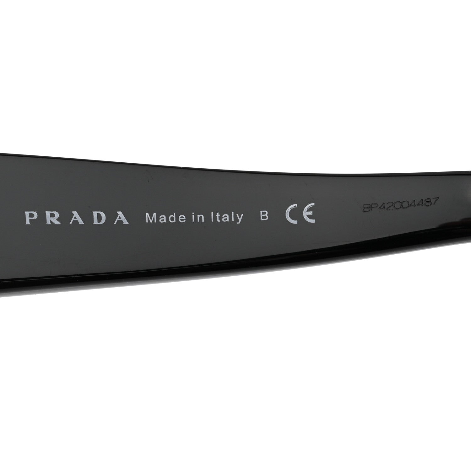 Prada Acetate Sunglasses SPR 20W Black 5 of 7