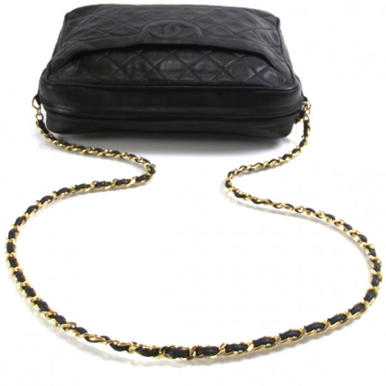 Chanel Canvas Quilted CC Tassel Black 6 of 13
