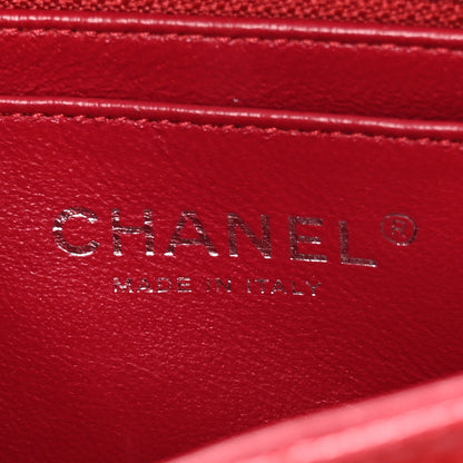 Chanel Caviar Quilted Mini Rectangular Flap Red 6 of 10