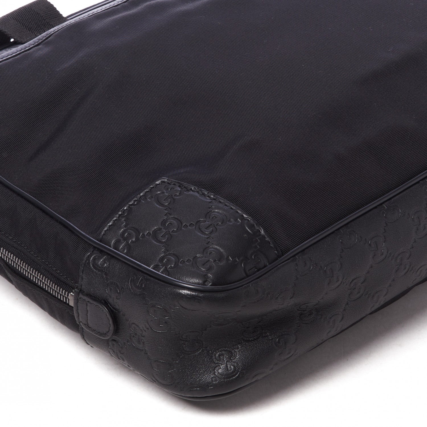 Gucci Guccissima Nylon Briefcase Black 5 of 8